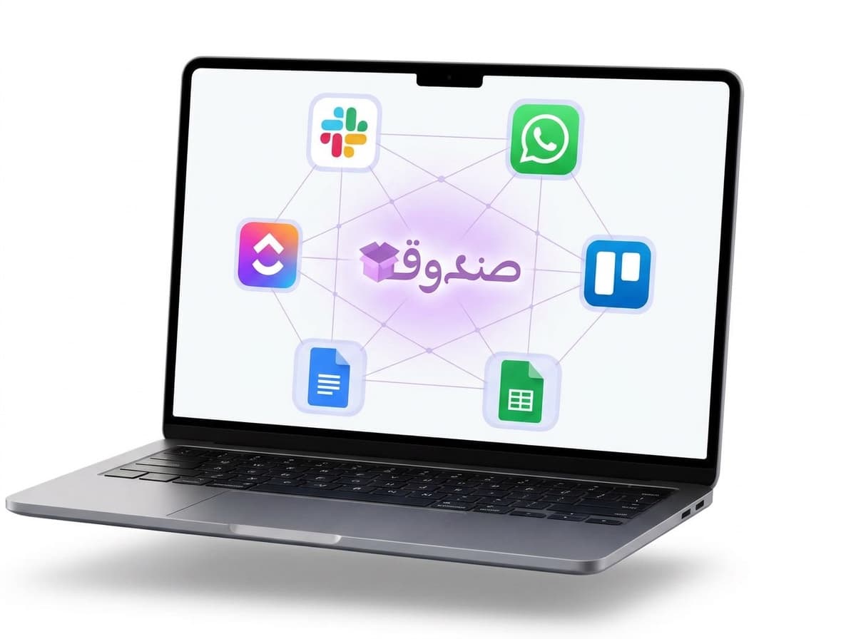 Sundooq connected to workplace tools and documents